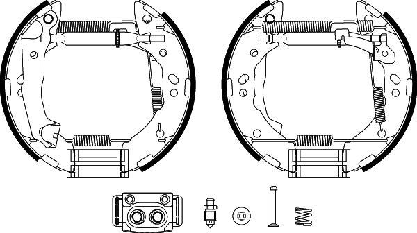 HELLA 8DB 355 038-171 - Əyləc Başlığı Dəsti www.furqanavto.az