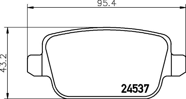 HELLA 8DB 355 025-351 - Əyləc altlığı dəsti, əyləc diski www.furqanavto.az