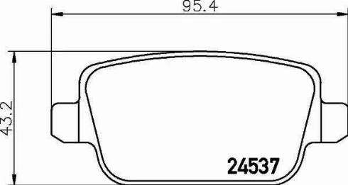 HELLA 8DB 355 013-301 - Əyləc altlığı dəsti, əyləc diski www.furqanavto.az