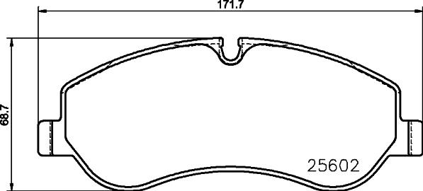 HELLA 8DB 355 020-691 - Əyləc altlığı dəsti, əyləc diski furqanavto.az