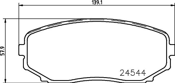 HELLA 8DB 355 028-621 - Əyləc altlığı dəsti, əyləc diski www.furqanavto.az