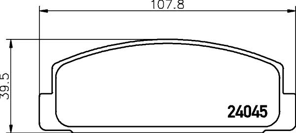 HELLA 8DB 355 028-201 - Əyləc altlığı dəsti, əyləc diski furqanavto.az