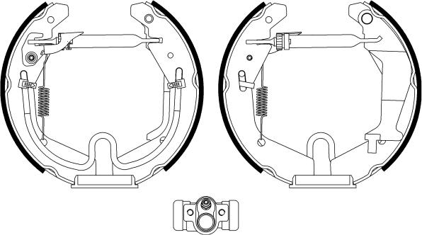 HELLA 8DB 355 022-981 - Əyləc Başlığı Dəsti furqanavto.az