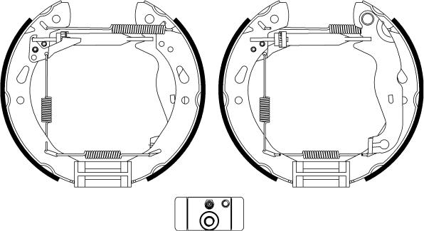 HELLA 8DB 355 022-921 - Əyləc Başlığı Dəsti furqanavto.az