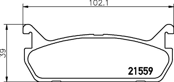 HELLA 8DB 355 027-061 - Əyləc altlığı dəsti, əyləc diski www.furqanavto.az