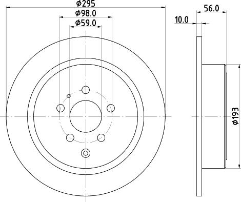 HELLA 8DD 355 104-461 - Əyləc Diski furqanavto.az