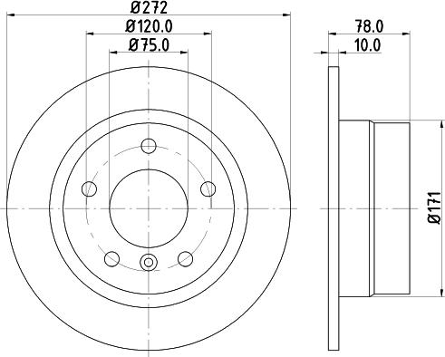 HELLA 8DD 355 104-261 - Əyləc Diski furqanavto.az