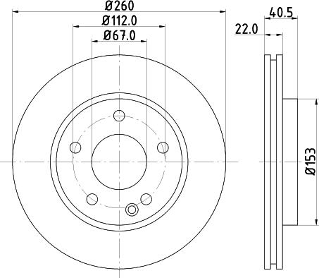 HELLA 8DD 355 105-991 - Əyləc Diski furqanavto.az