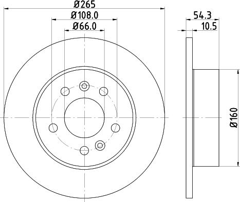 HELLA 8DD 355 106-441 - Əyləc Diski furqanavto.az