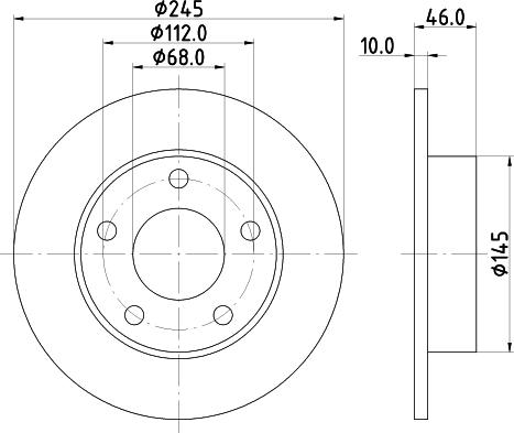 HELLA 8DD 355 101-381 - Əyləc Diski furqanavto.az