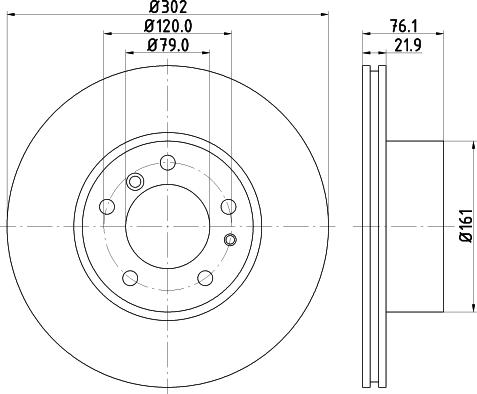 HELLA 8DD 355 101-711 - Əyləc Diski furqanavto.az