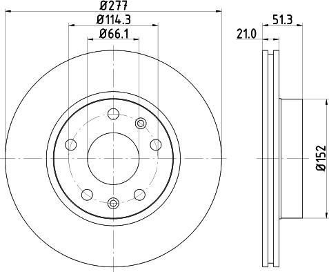 HELLA 8DD 355 108-902 - Əyləc Diski furqanavto.az