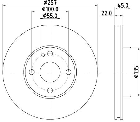 HELLA 8DD 355 103-181 - Əyləc Diski furqanavto.az