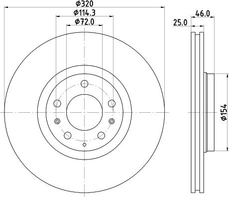 HELLA 8DD 355 114-491 - Əyləc Diski furqanavto.az