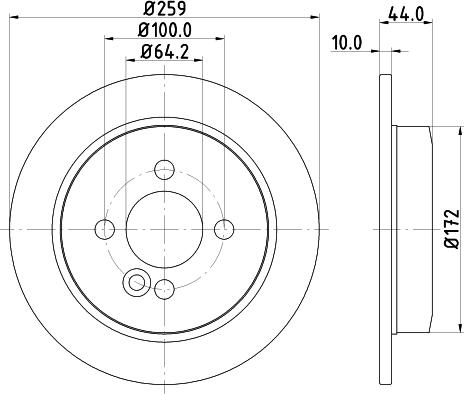 HELLA 8DD 355 115-262 - Əyləc Diski furqanavto.az