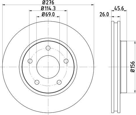 HELLA 8DD 355 116-241 - Əyləc Diski furqanavto.az