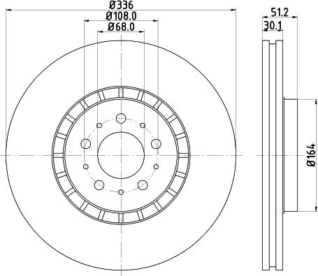 HELLA 8DD 355 110-592 - Əyləc Diski furqanavto.az