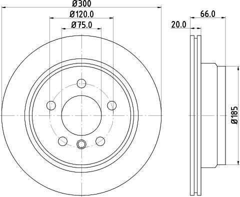 HELLA 8DD 355 123-152 - Əyləc Diski furqanavto.az