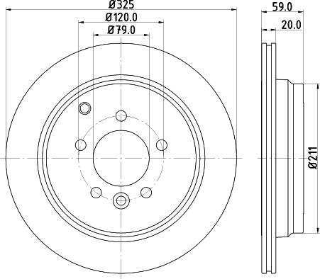 HELLA 8DD 355 118-771 - Əyləc Diski furqanavto.az