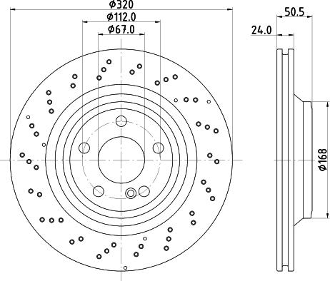 HELLA 8DD 355 133-271 - Əyləc Diski furqanavto.az