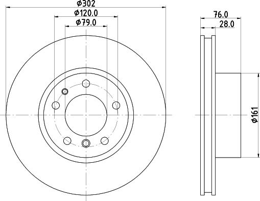 HELLA 8DD 355 122-072 - Əyləc Diski furqanavto.az