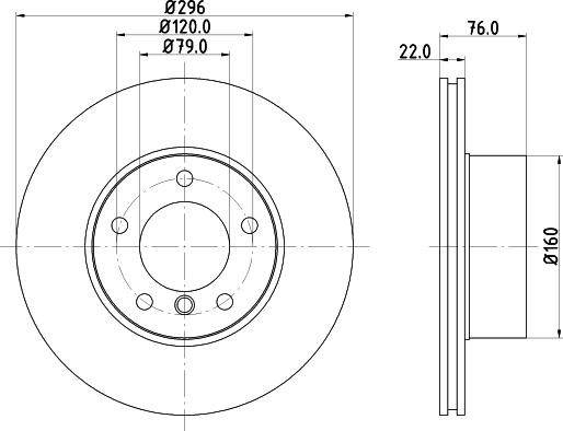 HELLA 8DD 355 122-112 - Əyləc Diski furqanavto.az