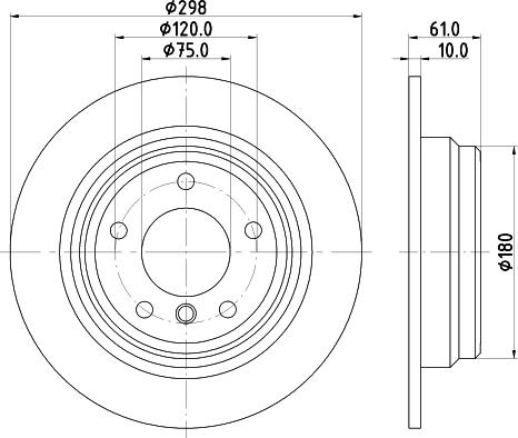 HELLA 8DD 355 127-271 - Əyləc Diski furqanavto.az