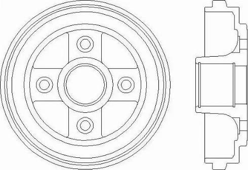 HELLA 8DT 355 300-391 - Əyləc barabanı furqanavto.az