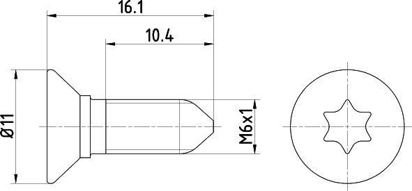 HELLA 8DZ 355 209-081 - Bolt, əyləc diski furqanavto.az