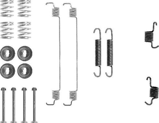 HELLA 8DZ 355 200-511 - Aksesuar dəsti, əyləc başlıqları furqanavto.az