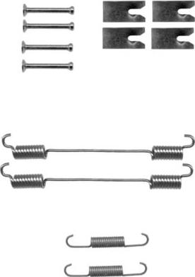 HELLA 8DZ 355 200-831 - Aksesuar dəsti, əyləc başlıqları furqanavto.az