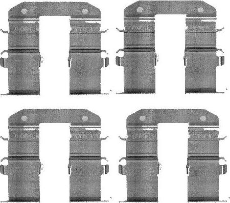 HELLA 8DZ 355 203-351 - Disk əyləc pedləri üçün aksesuar dəsti furqanavto.az