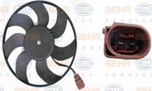 HELLA 8EW 351 040-064 - Fen, radiator furqanavto.az