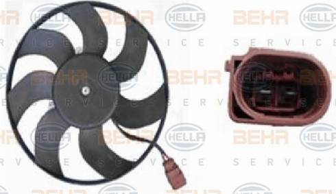 HELLA 8EW 351 039-184 - Fen, radiator furqanavto.az