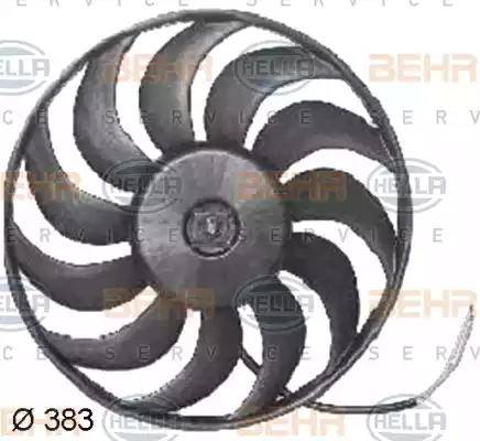 HELLA 8EW 351 034-781 - Fen, radiator furqanavto.az