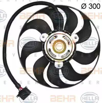 HELLA 8EW 351 150-084 - Fen, radiator furqanavto.az