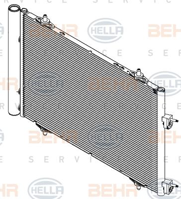 HELLA 8FC 351 004-561 - Kondenser, kondisioner furqanavto.az