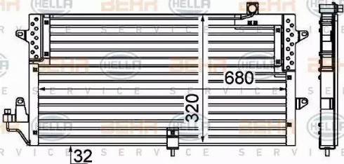 HELLA 8FC 351 038-191 - Kondenser, kondisioner furqanavto.az