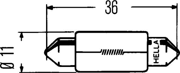 HELLA 8GM 002 092-137 - Lampa furqanavto.az