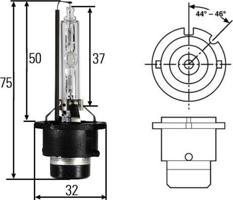 HELLA 8GS 007 949-101 - Lampa, fara furqanavto.az