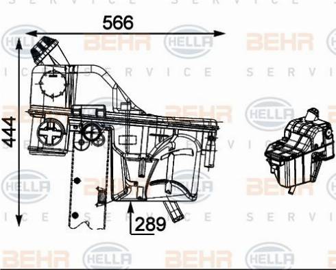 HELLA 8MA 376 705-094 - Genişləndirici çən, soyuducu furqanavto.az