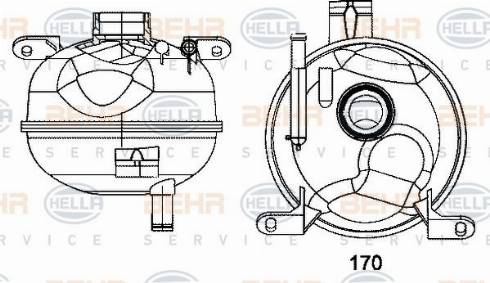 HELLA 8MA 376 702-304 - Genişləndirici çən, soyuducu furqanavto.az