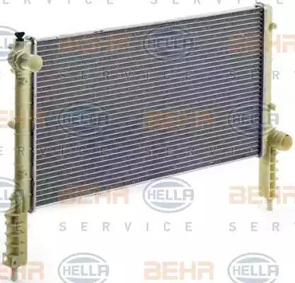 HELLA 8MK 376 900-071 - Radiator, mühərrikin soyudulması furqanavto.az