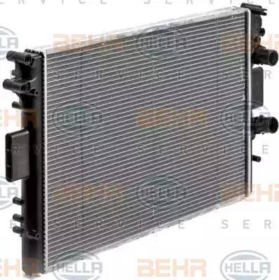 HELLA 8MK 376 900-231 - Radiator, mühərrikin soyudulması furqanavto.az