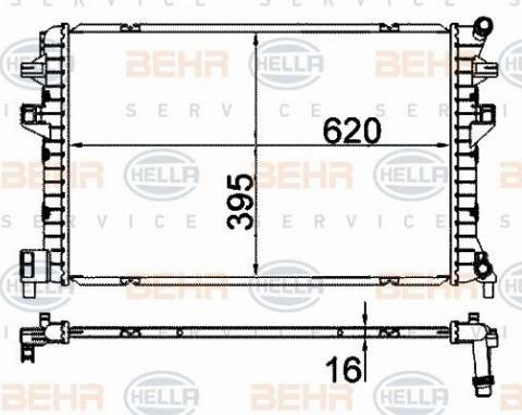 HELLA 8MK 376 912-234 - Aşağı temperatur soyuducu, intercooler furqanavto.az