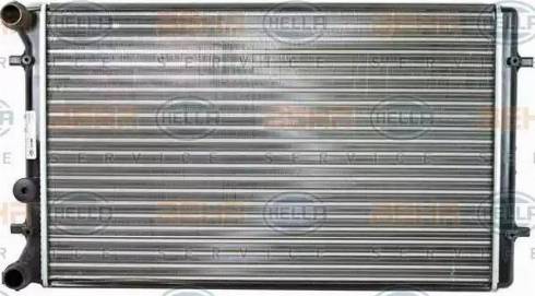 HELLA 8MK 376 888-784 - Radiator, mühərrikin soyudulması furqanavto.az