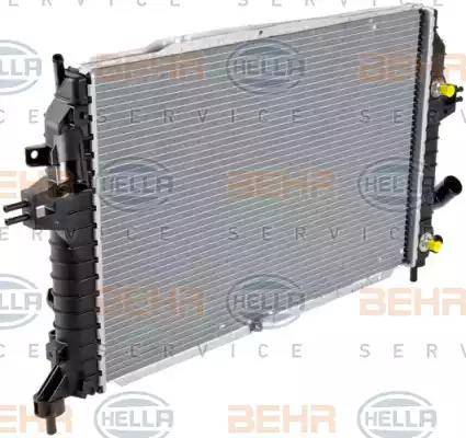 HELLA 8MK 376 790-031 - Radiator, mühərrikin soyudulması furqanavto.az