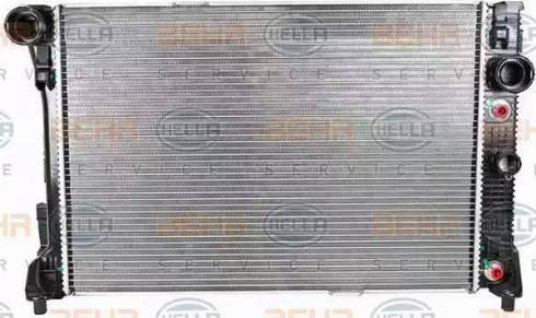 HELLA 8MK 376 749-554 - Radiator, mühərrikin soyudulması furqanavto.az