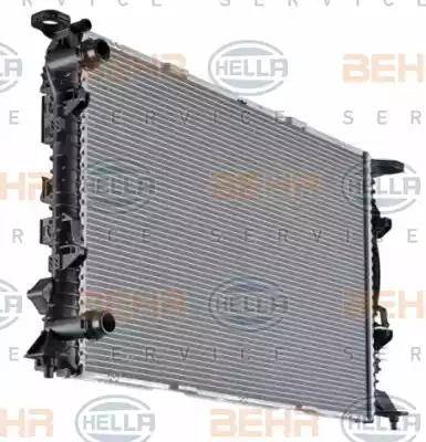 HELLA 8MK 376 745-581 - Radiator, mühərrikin soyudulması www.furqanavto.az