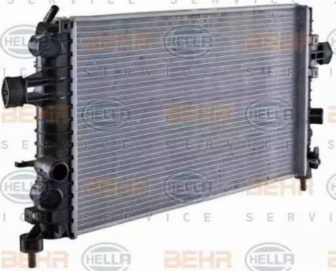 HELLA 8MK 376 754-081 - Radiator, mühərrikin soyudulması furqanavto.az